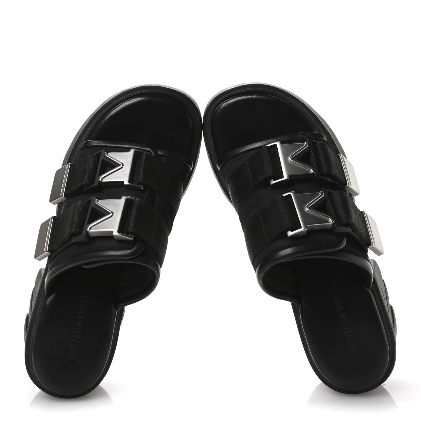 Nappa Flash 80mm Sandals 39 Black