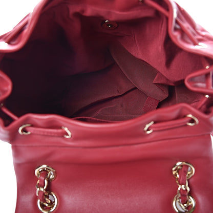 Chanel Lambskin Quilted Small Urban Spirit Backpack Dark Pink 5 of 15