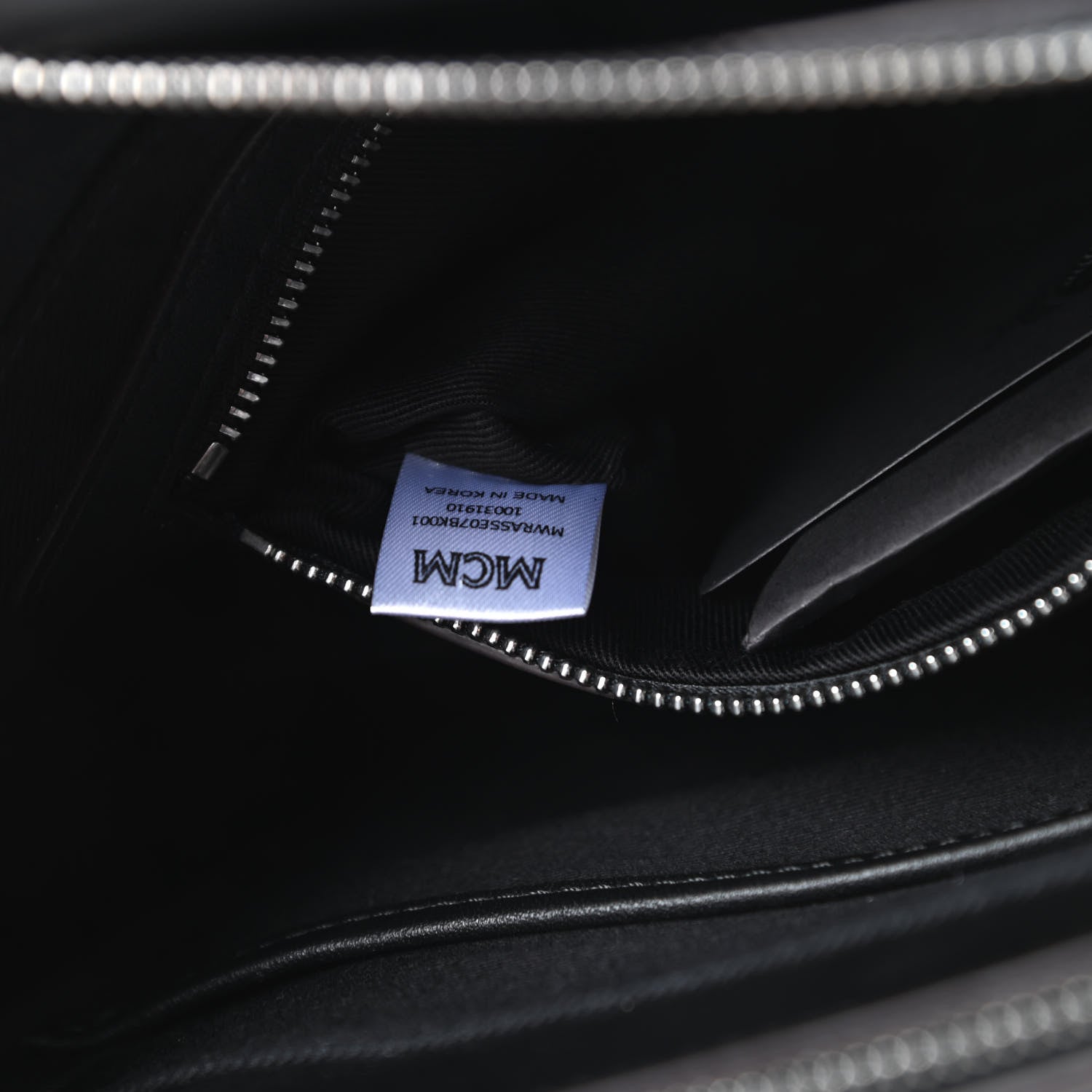 MCM Visetos Small Essential Crossbody Bag Black 7 of 11
