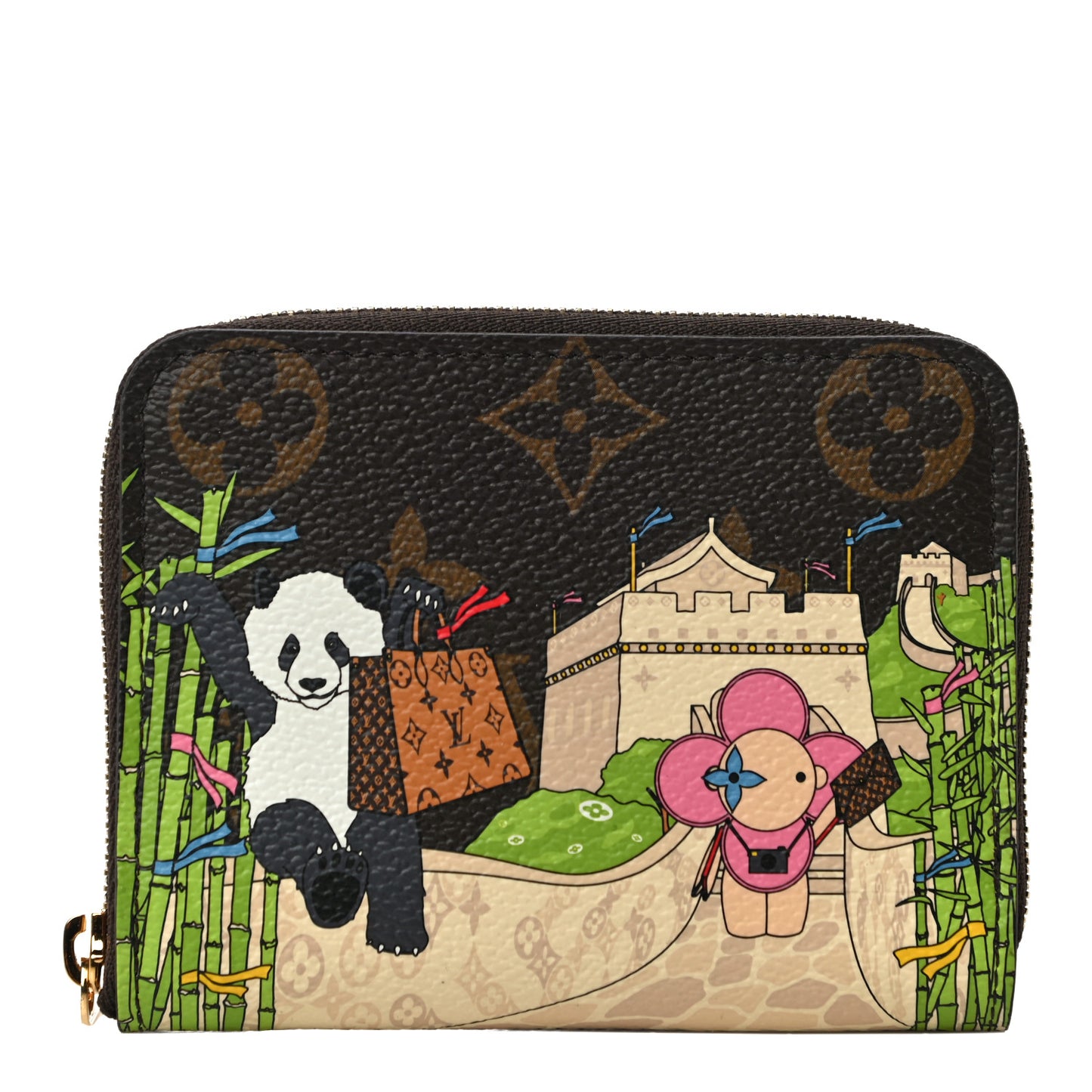 Monogram 2021 Christmas China Animation Zippy Coin Purse Myosotis Blue