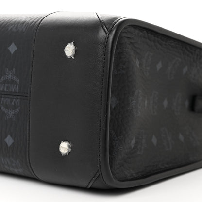 MCM Visetos Large Munchen Tote Black 12 of 12