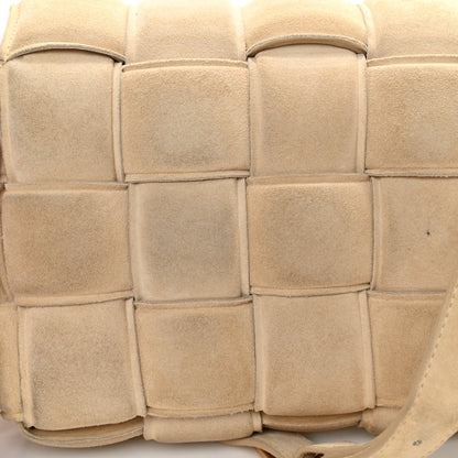 Bottega Veneta Suede Calfskin Maxi Intrecciato Padded Cassette Crossbody Bag Sand 12 of 12