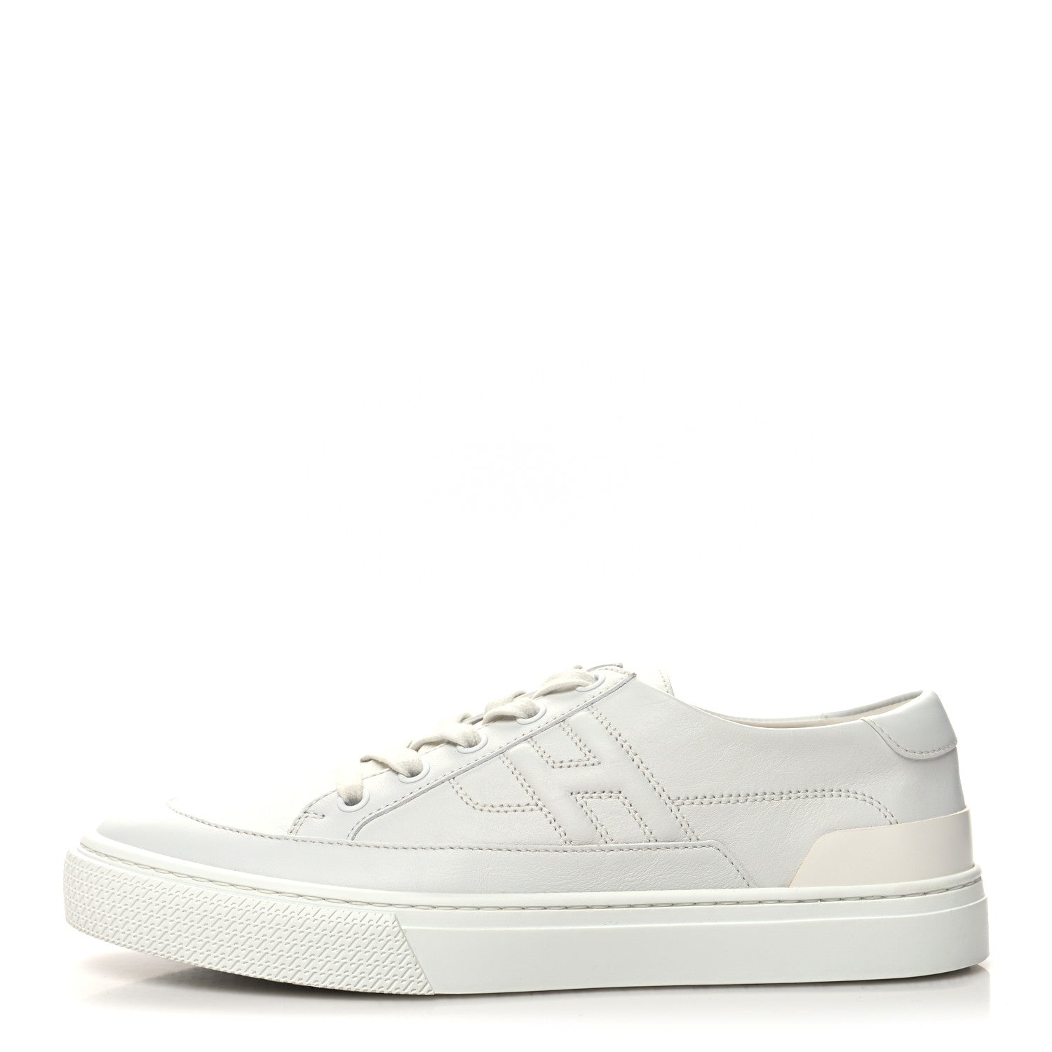Hermes Calfskin Womens Deep Sneakers 39 White 1 of 9