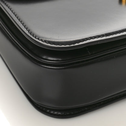 Celine Shiny Calfskin Medium Triomphe Black 7 of 8