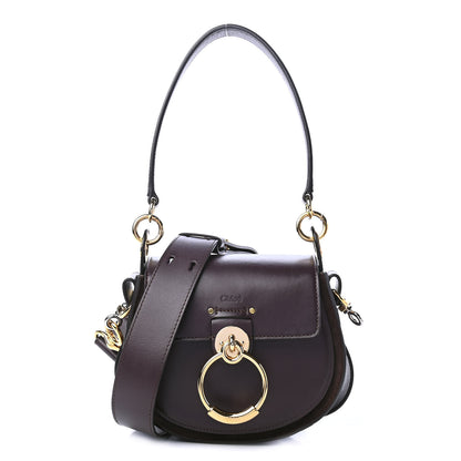 Chloe Calfskin Small Tess Bag Black Raisin 1 of 4