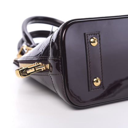 Louis Vuitton Vernis Alma BB Amarante 6 of 8