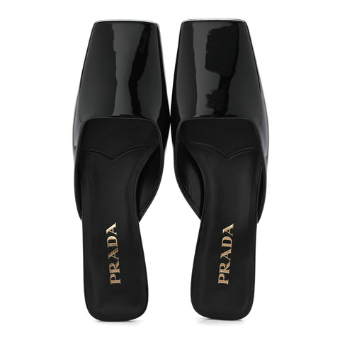 Patent Modellerie Mules 38 Black