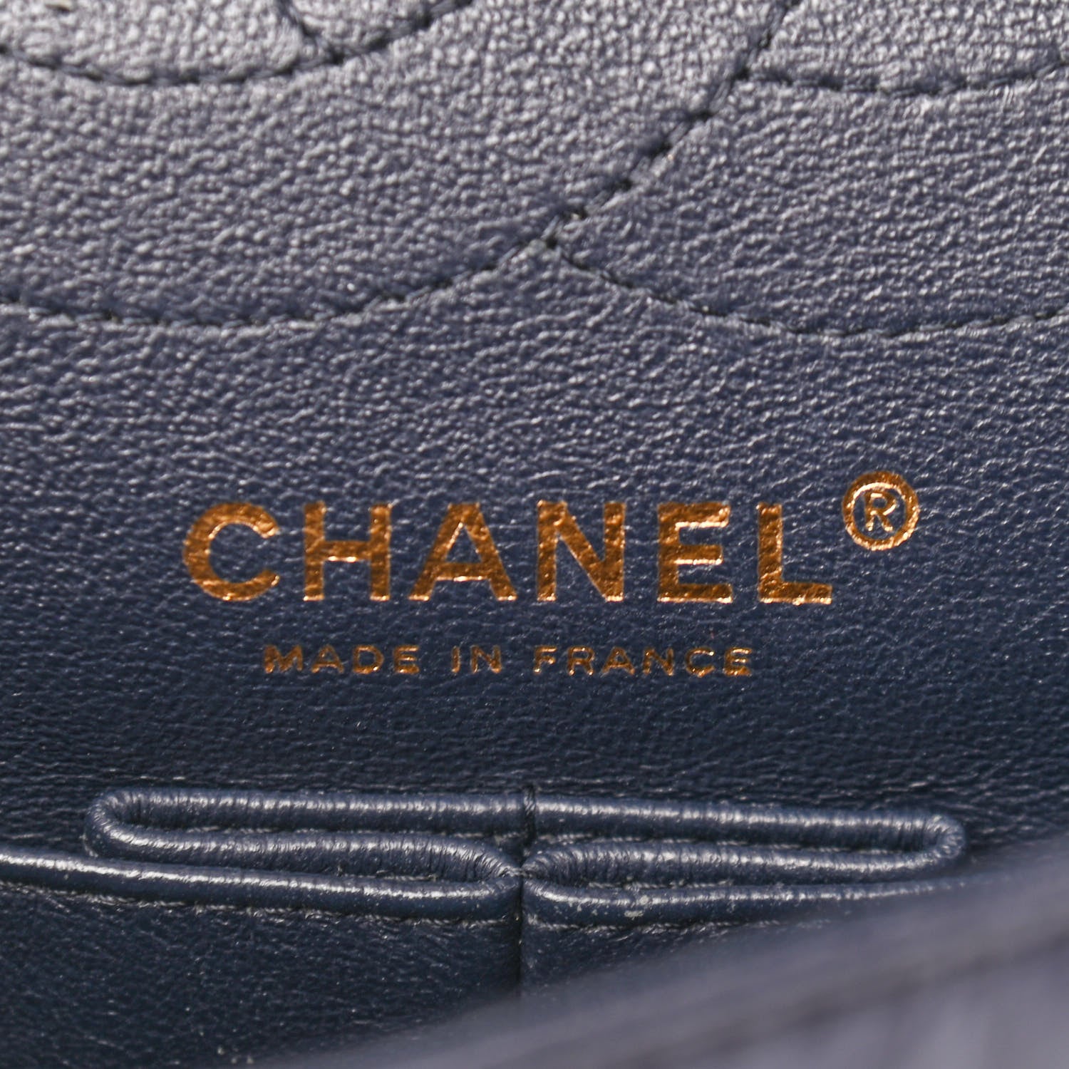 Chanel Aged Calfskin Quilted 2.55 Reissue 225 Flap Navy 5 of 9