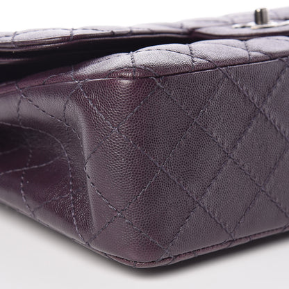 Chanel Caviar Quilted Jumbo Double Flap Dark Purple 11 of 13