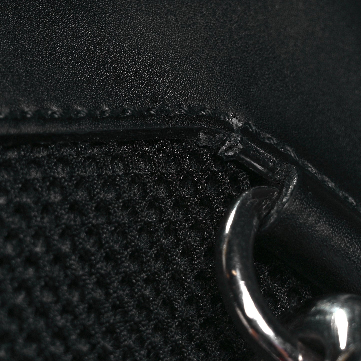 GG Supreme Monogram Web Belt Bag Black Grey