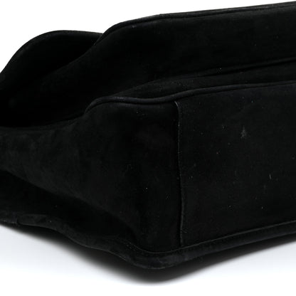 Saint Laurent Suede Monogram Medium Niki Chain Satchel Black 10 of 27