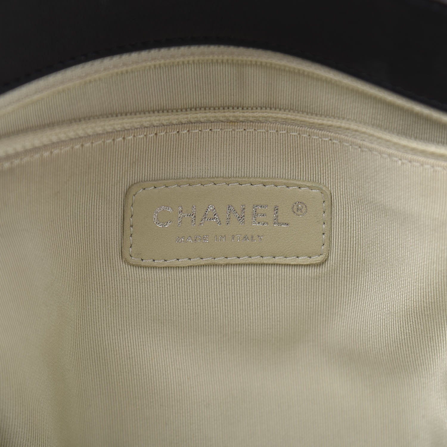 Chanel Washed Lambskin Quilted Maxi Chain Around Flap Black 6 of 12