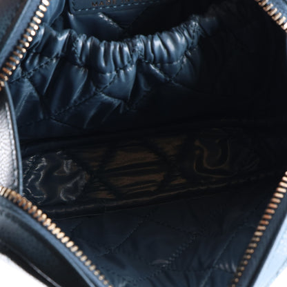 Chanel Caviar Quilted Small Curvy Pouch Cosmetic Case Blue 5 of 11