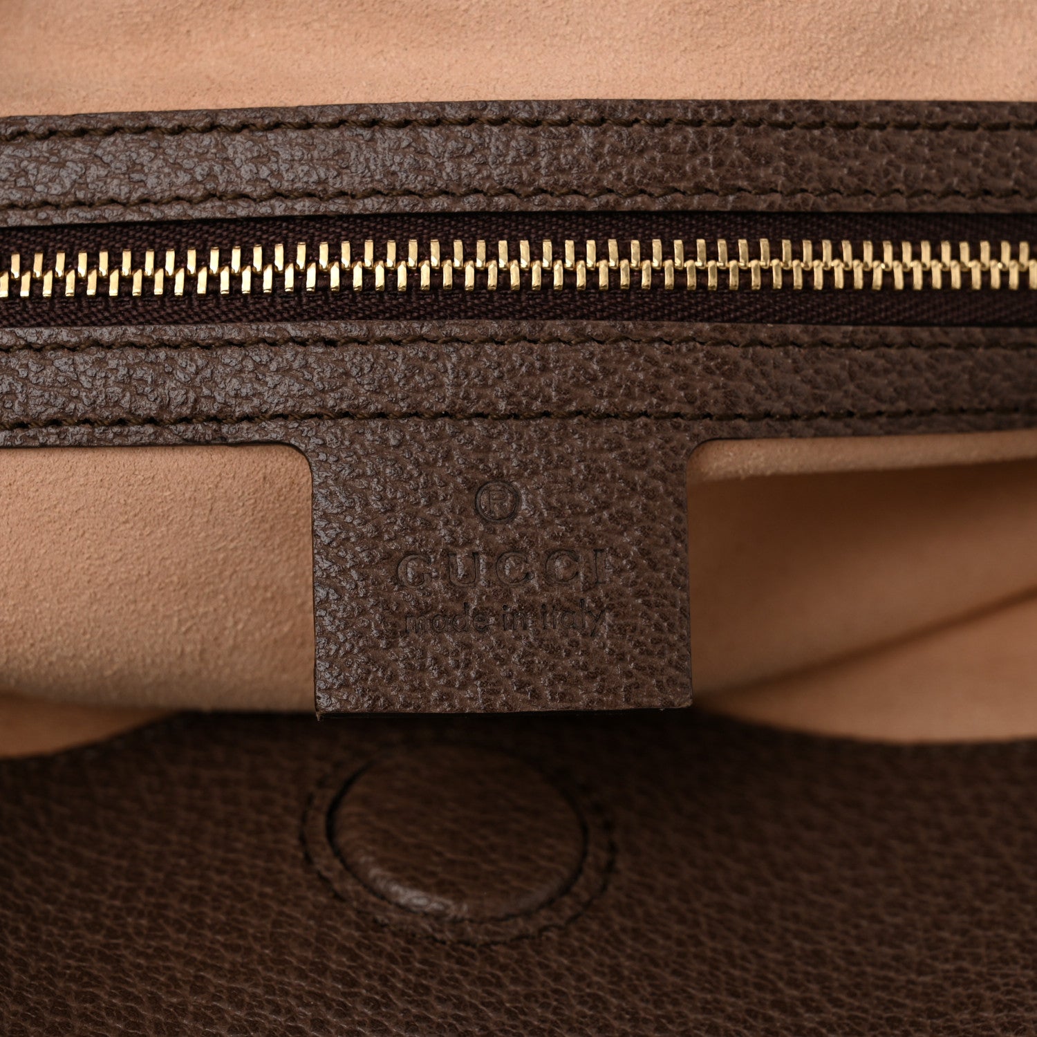 Gucci GG Supreme Monogram Medium Ophidia Shopping Tote Brown 6 of 10