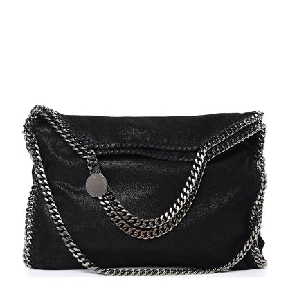 Stella McCartney Shaggy Deer Falabella Fold Over Tote Black 1 of 9