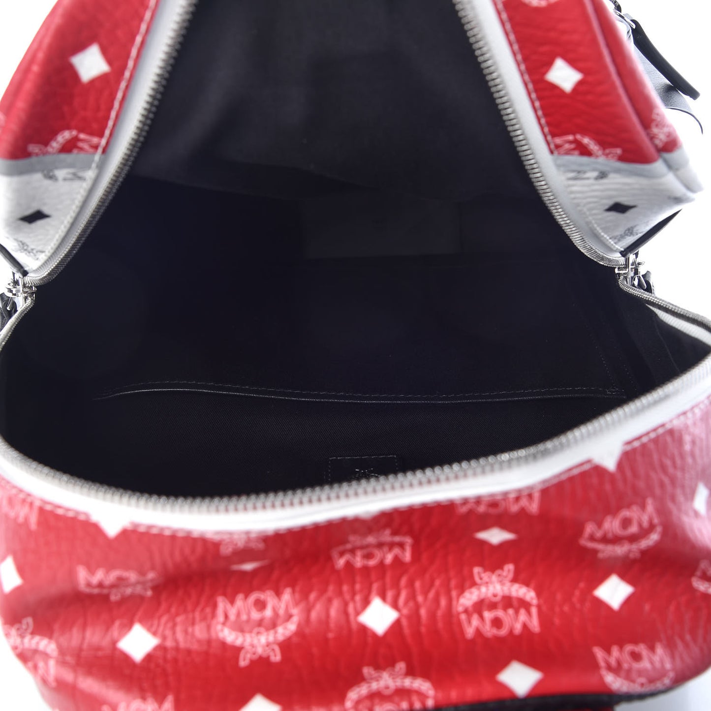 Visetos Chevron Medium Colorblock Stark Backpack Black