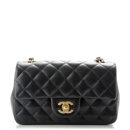 Chanel Caviar Quilted Mini Rectangular Flap Black 1 of 8
