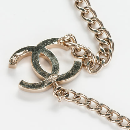 Chanel Enamel CC Ceinture Fantai Adjustable Belt Gold Black 4 of 5