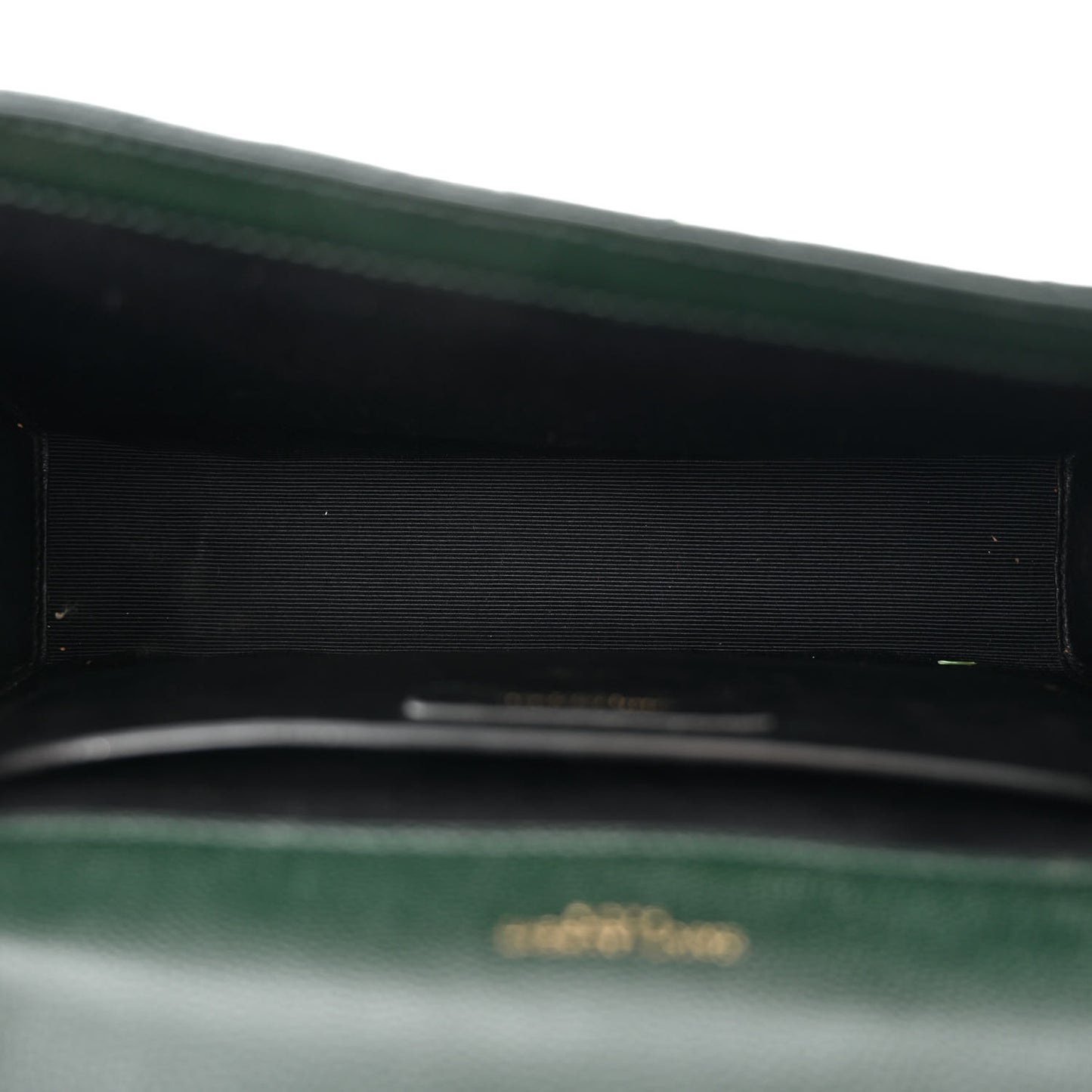 Grain De Poudre Textured Mixed Matelasse Triquilt Medium Monogram Satchel Vert Fonce