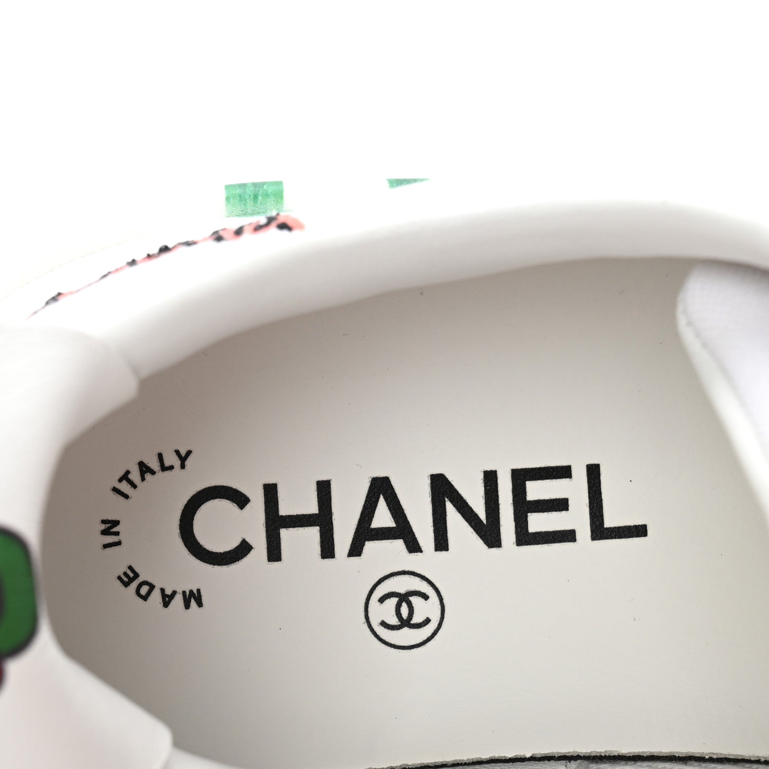Chanel X PHARRELL WILLIAMS Canvas Womens Sneakers 38 White Multicolor 8 of 11