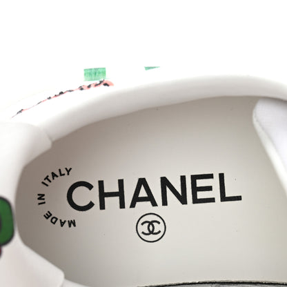 Chanel X PHARRELL WILLIAMS Canvas Womens Sneakers 38 White Multicolor 8 of 11