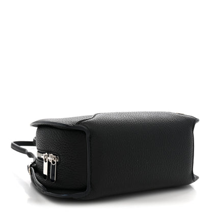 Loro Piana Grained Calfskin Sesia Crossbody Black 4 of 10