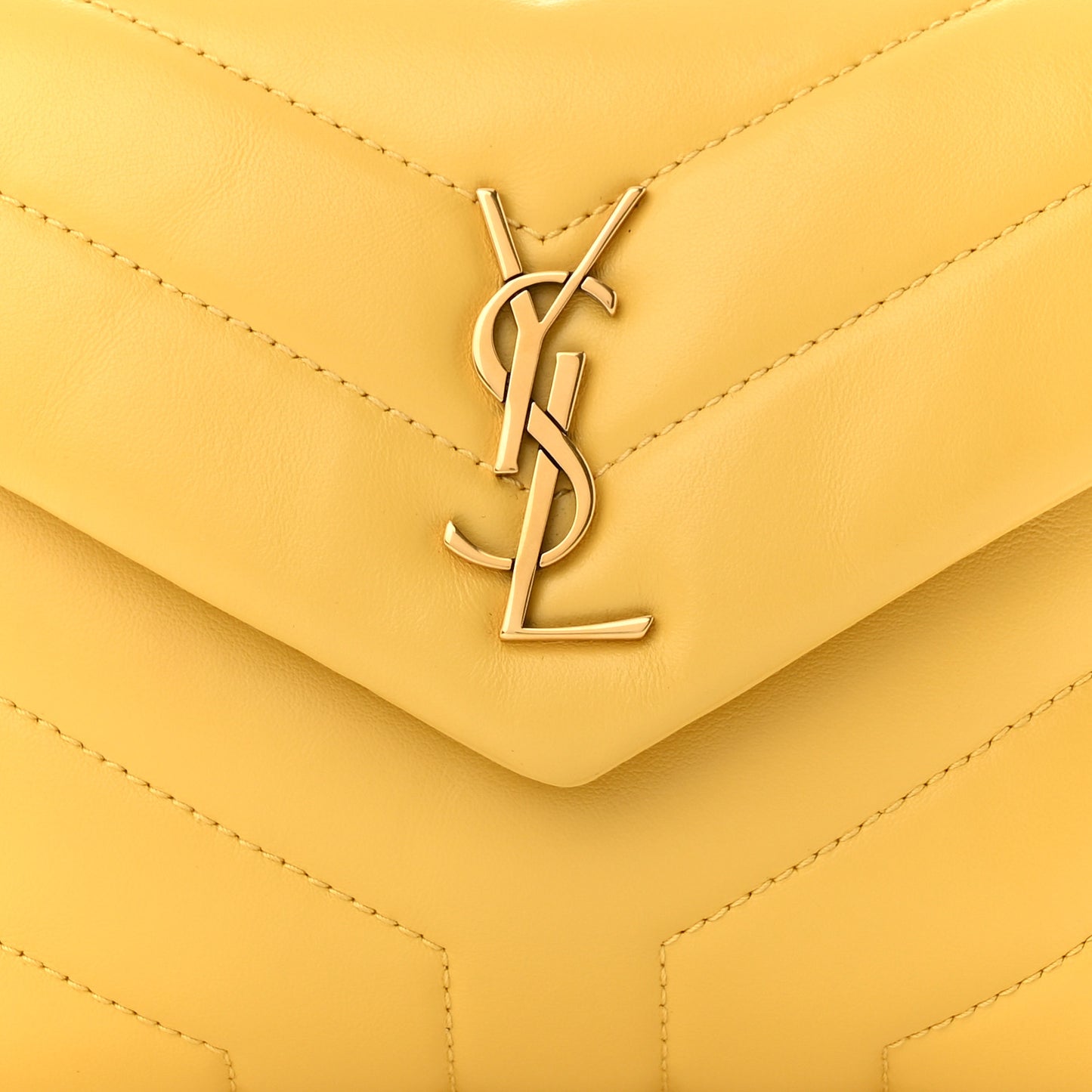 Calfskin Y Quilted Monogram Toy Loulou Crossbody Bag Sunflower