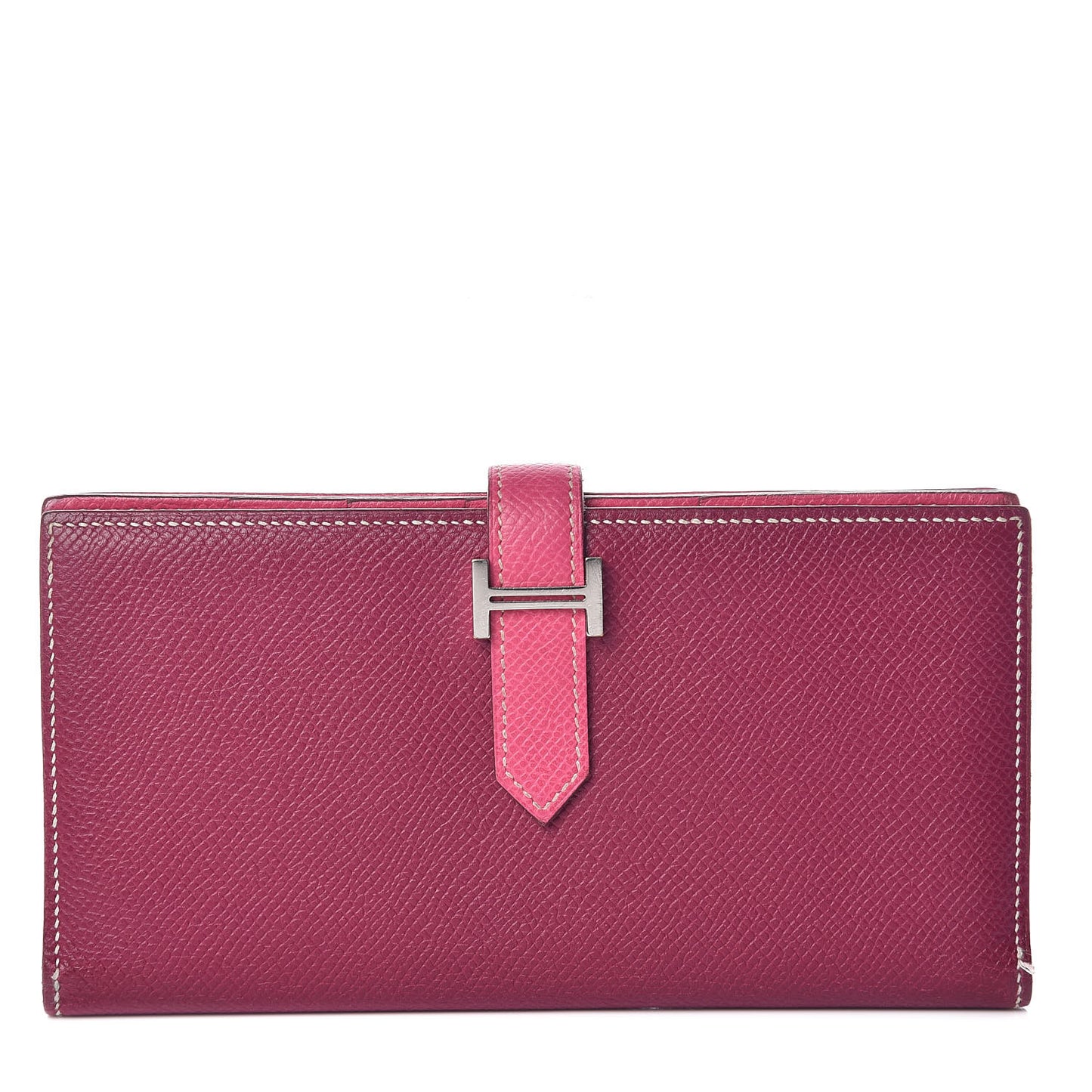 Epsom Bi-Color Bearn Wallet Tosca Rose Tyrien