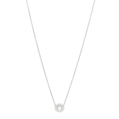 Tiffany Platinum Diamond Enchant Flower Pendant Necklace 1 of 5