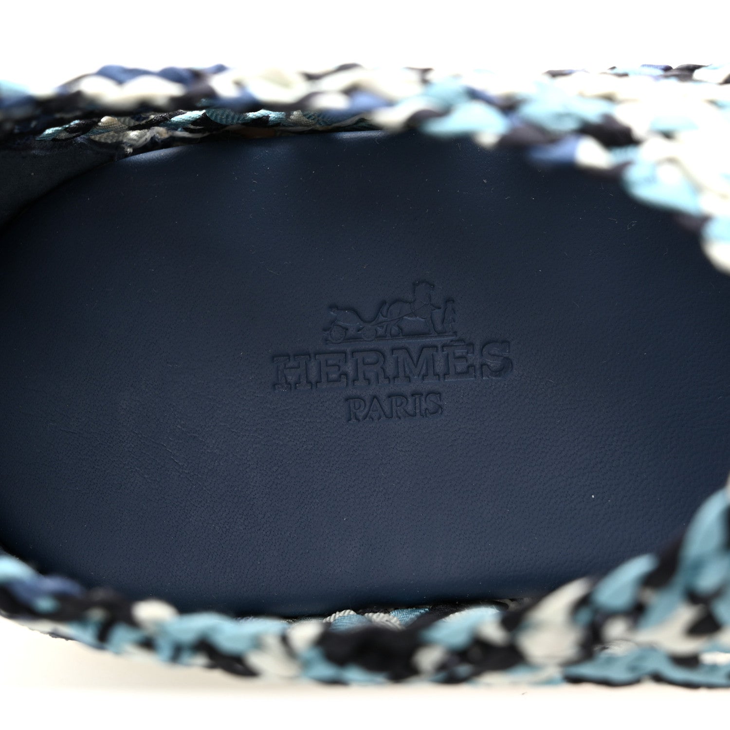 Hermes Silk Nappa Woven Festival Des Amazones Oxygene Sneakers 36.5 Multicolor Bleu Ciel 8 of 12