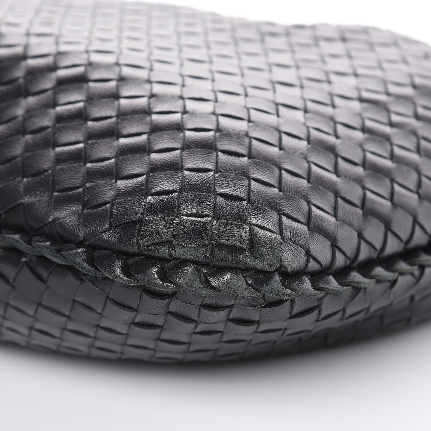 Nappa Intrecciato Small Veneta Hobo Black