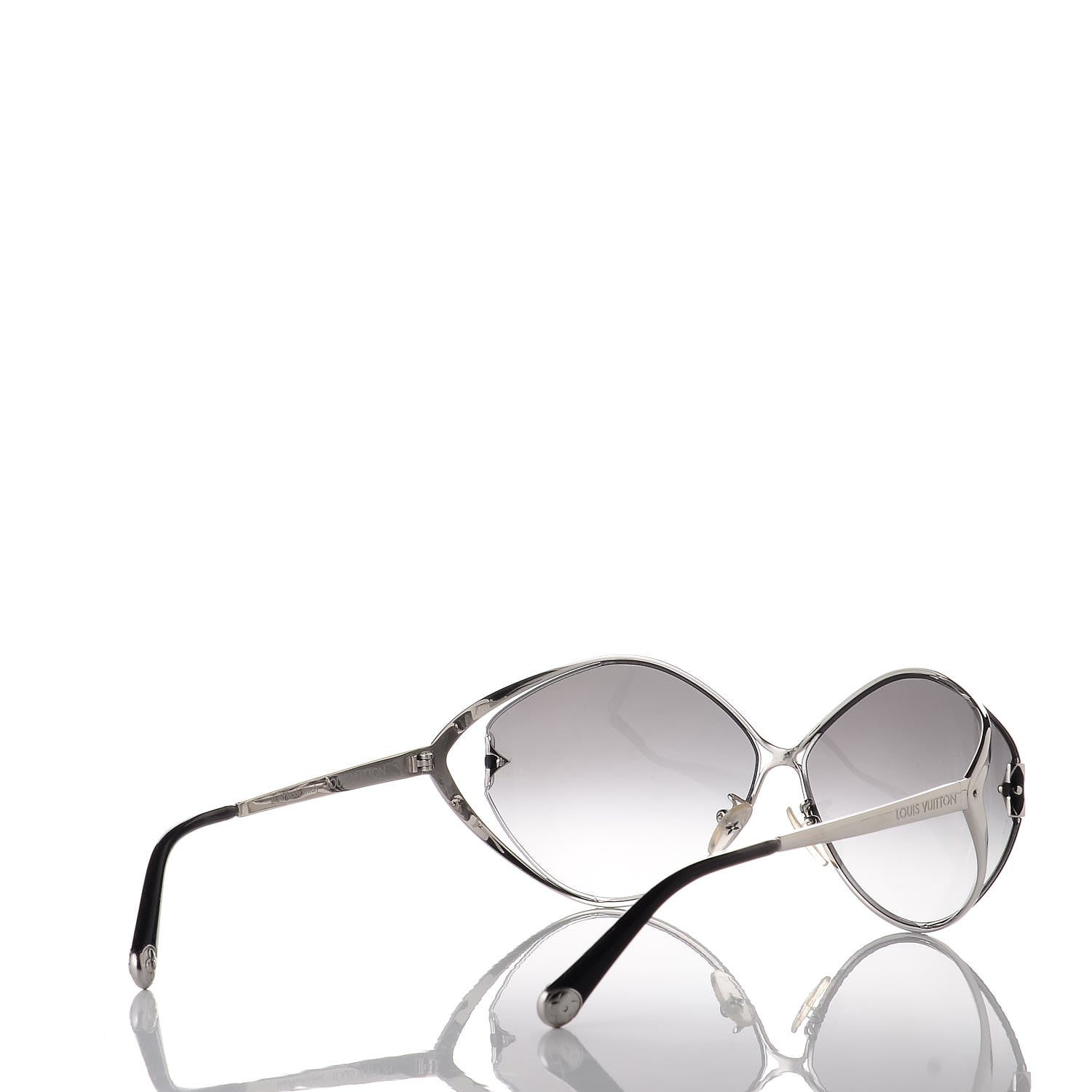 Louis Vuitton Laurel Round Sunglasses Z0411U Silver 4 of 7