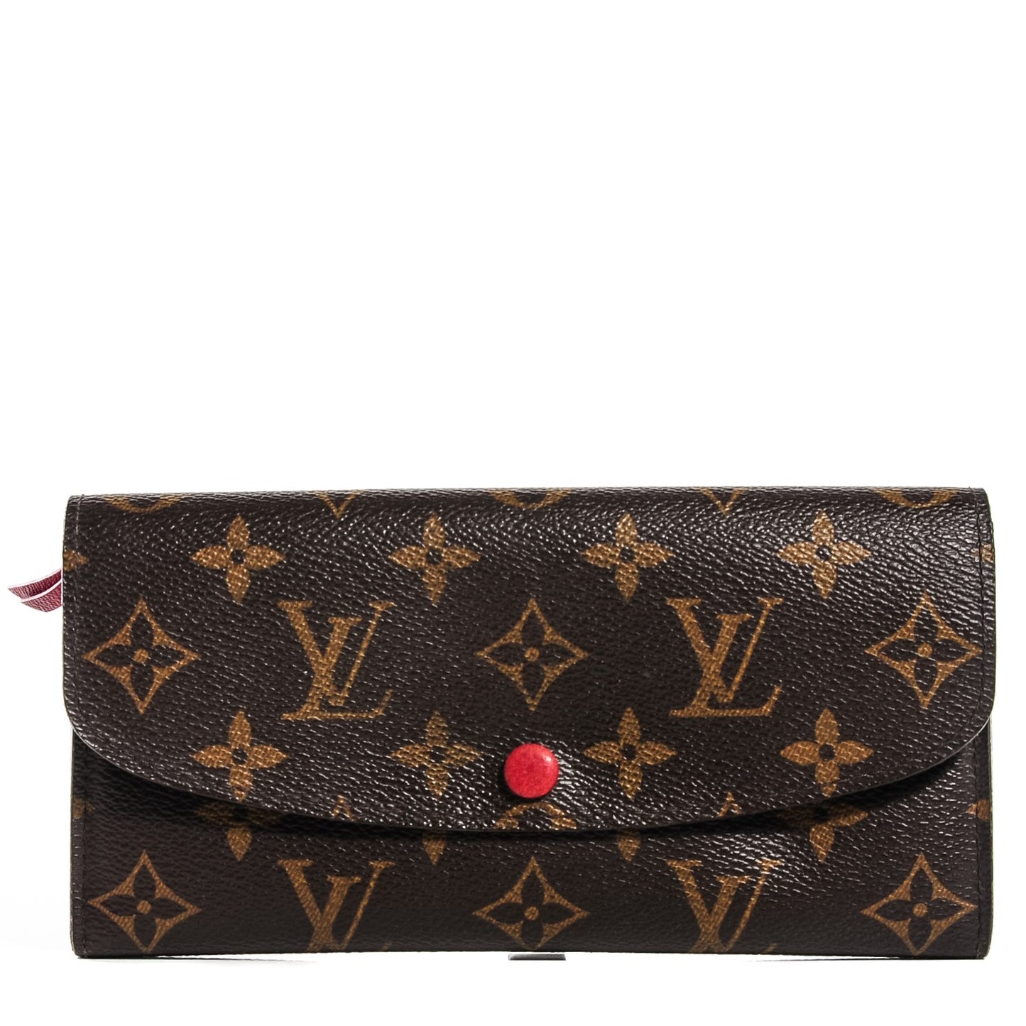 Monogram Emilie Wallet Red