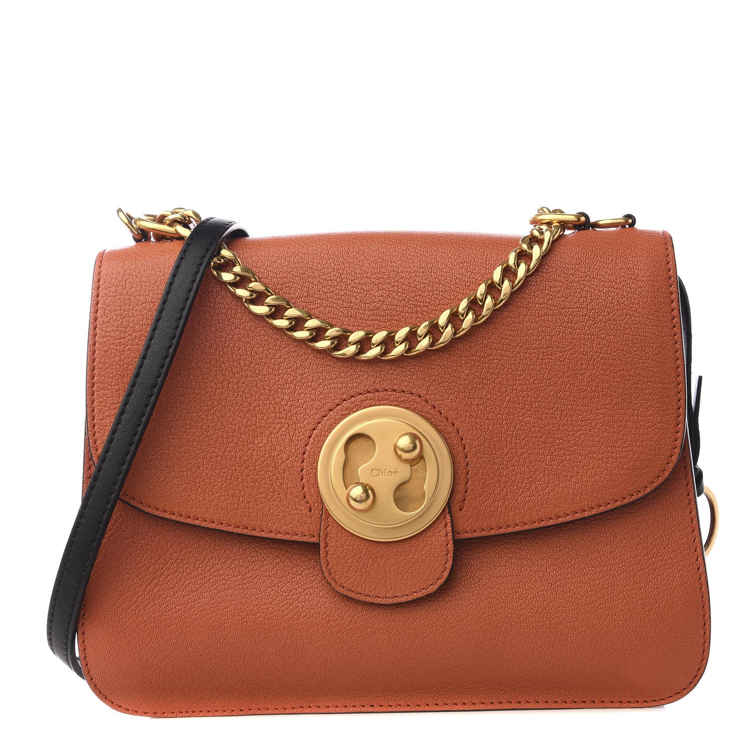 Chloe Goatskin Medium Mily Shoulder Bag Sepia Red 1 of 9