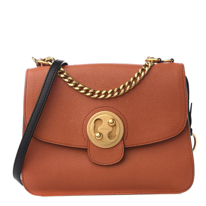 Chloe Goatskin Medium Mily Shoulder Bag Sepia Red 1 of 9