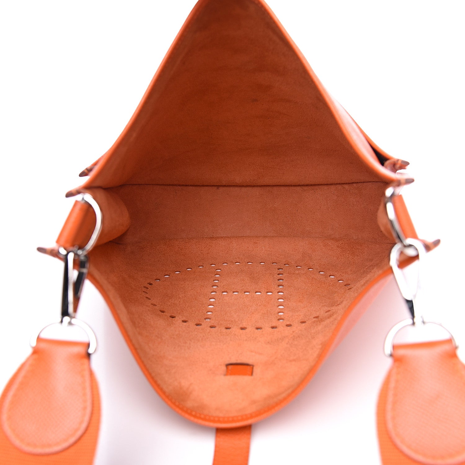 Hermes Epsom Evelyne III GM Orange 4 of 12