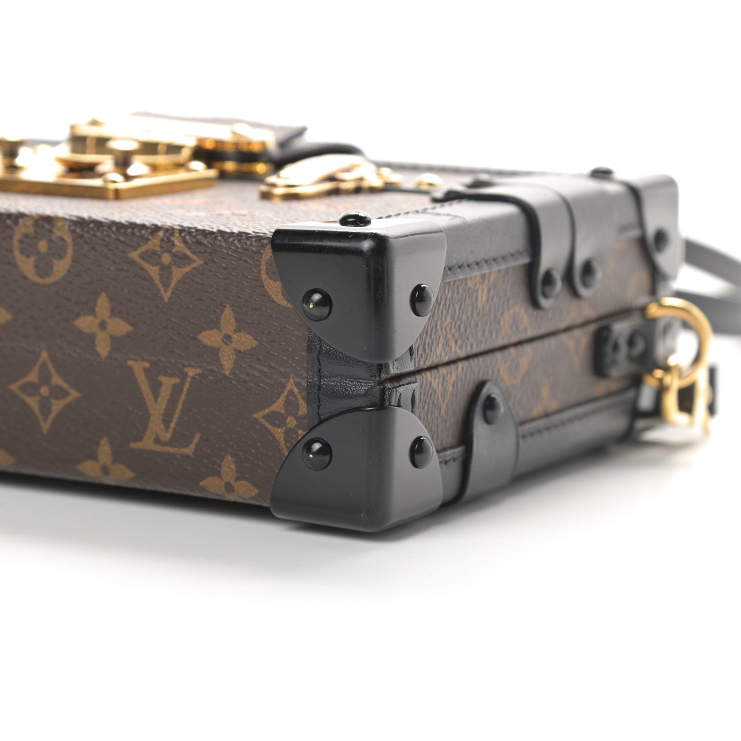 Louis Vuitton Monogram Petite Malle Black 10 of 12