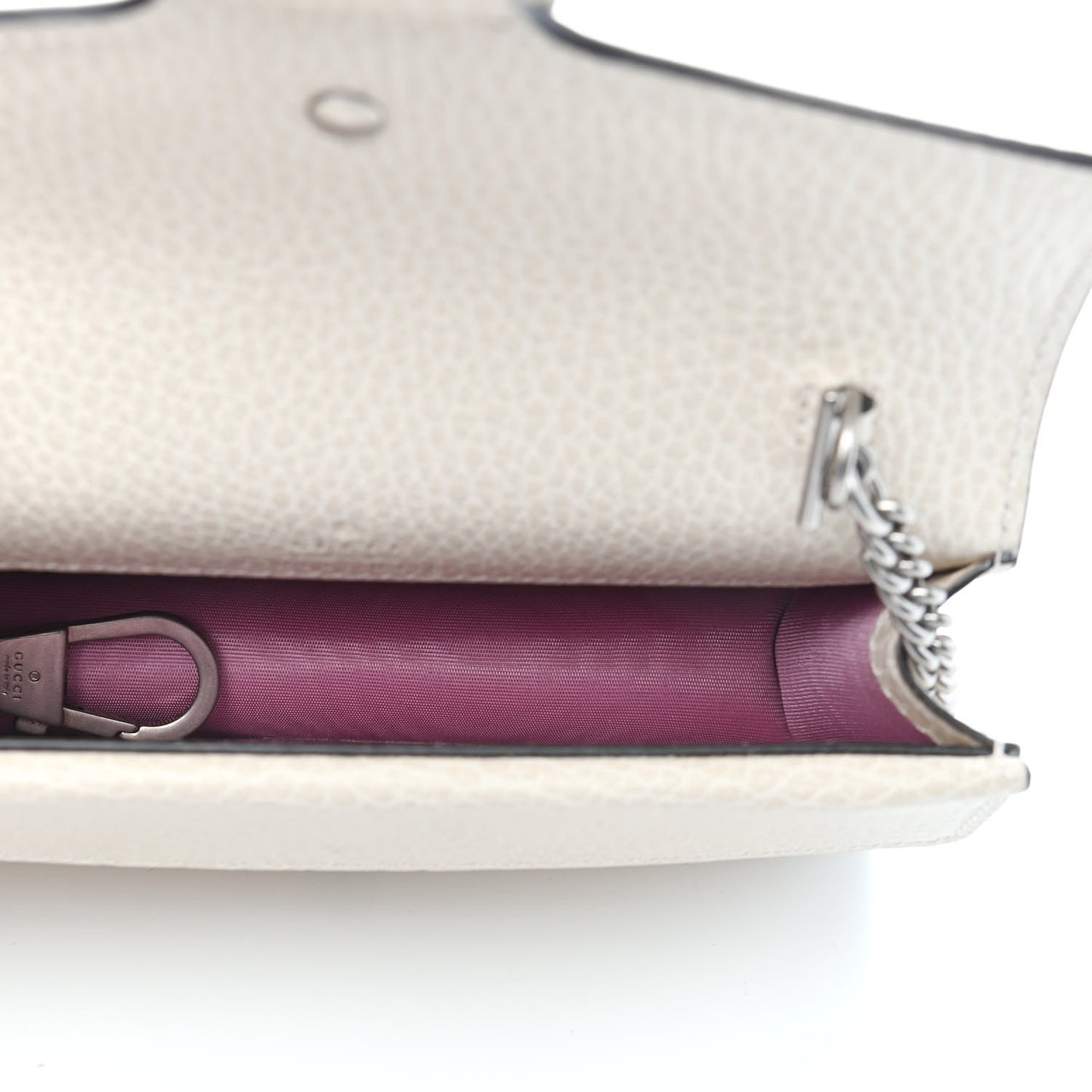 Dollar Calfskin Crystal Super Mini Dionysus Shoulder Bag Mystic White Black Diamond