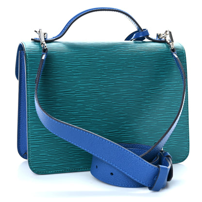 Louis Vuitton Epi Neo Monceau Emerald Green Indigo 3 of 11