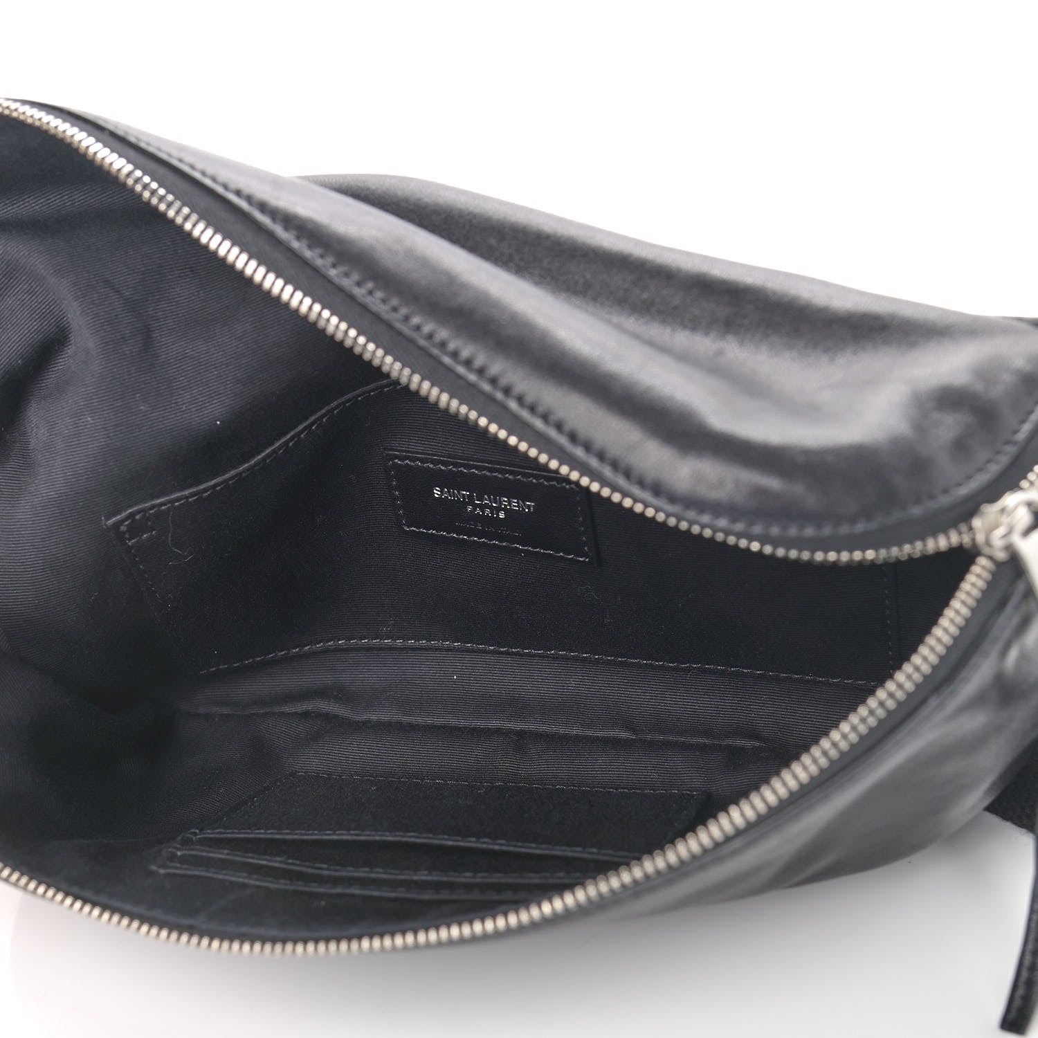 Saint Laurent Calfskin Belt Bag Black 5 of 9