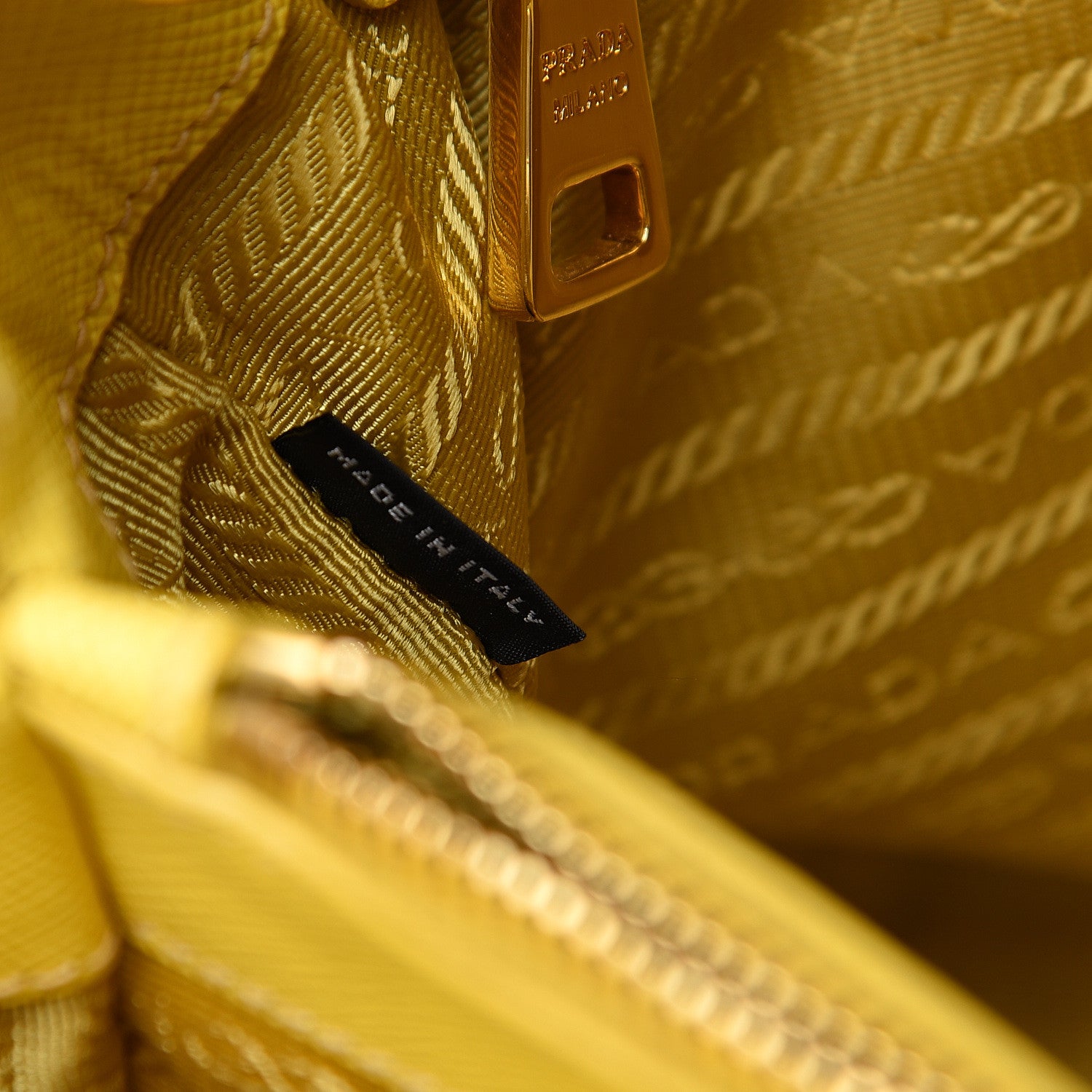 Prada Saffiano Lux Medium Tote Girasole 7 of 15