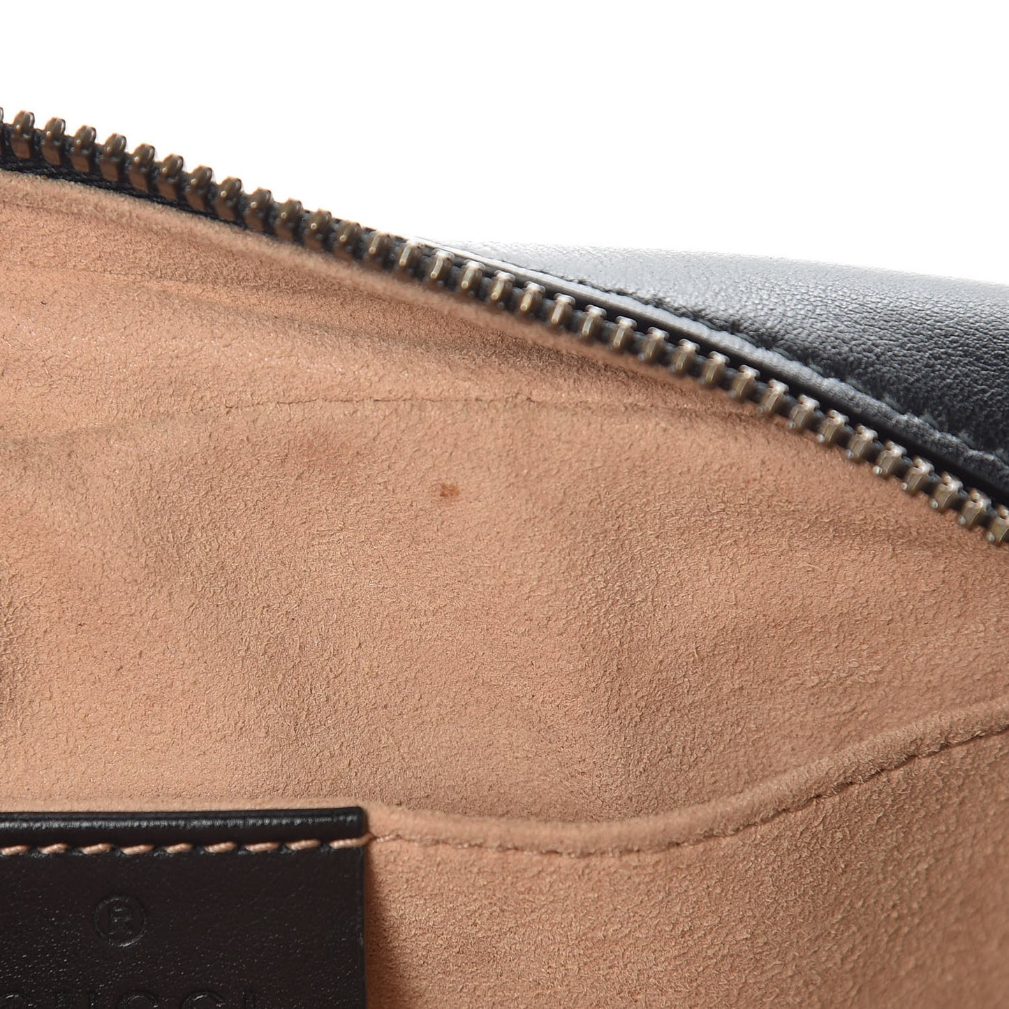 Calfskin Matelasse Small GG Marmont Chain Shoulder Bag Black