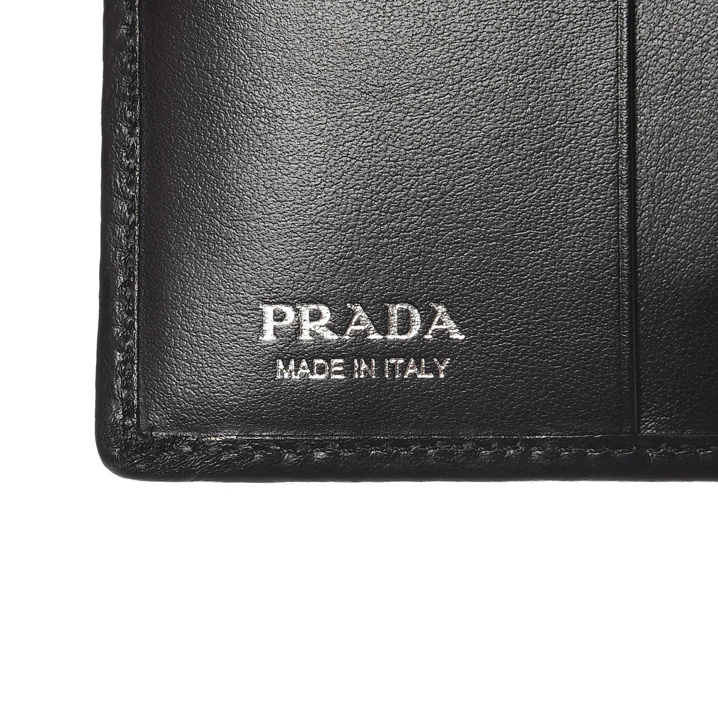 Soft Calfskin Impunture Diagramme Wallet Black
