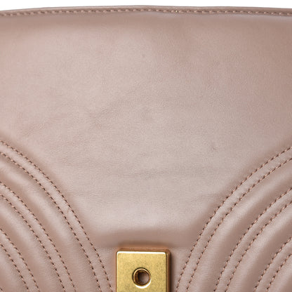 Gucci Calfskin Matelasse Medium GG Marmont Shoulder Bag Porcelain Rose 10 of 12