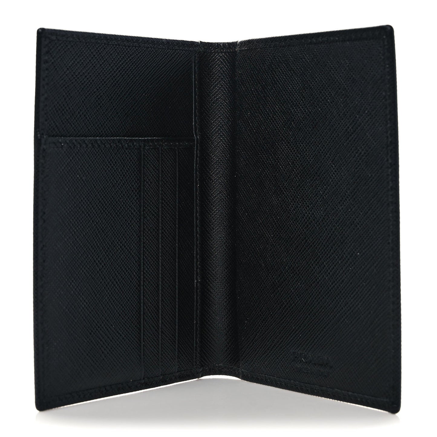 Saffiano Passport Holder Black