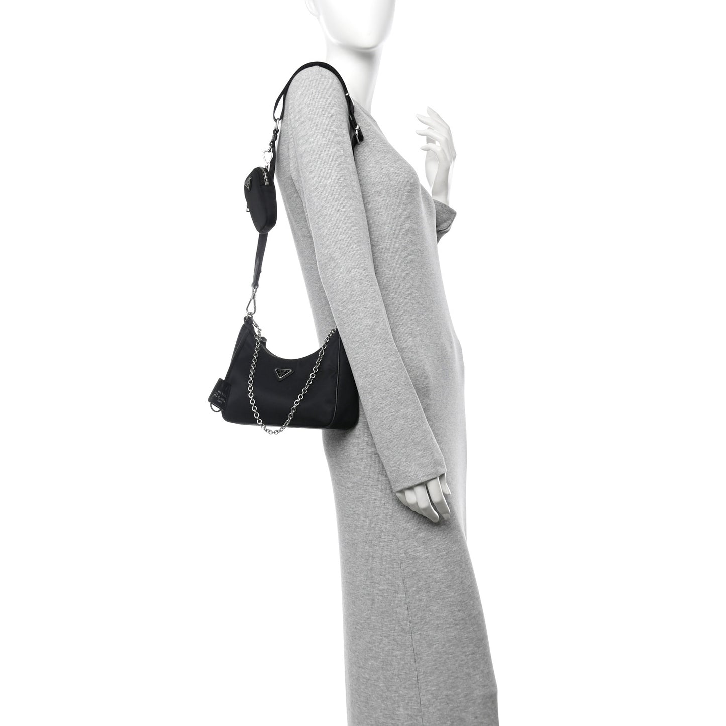Nylon Re-Edition 2005 Shoulder Bag Black