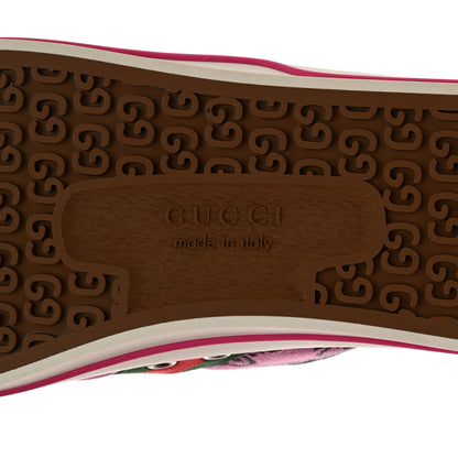 Gucci Monogram Multicolor Web Womens 1977 Tennis Sneakers 42 Pink Blue Mystic White 6 of 8