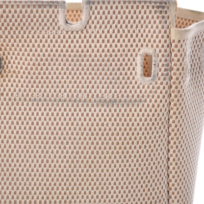 Hermes Toile Vache Calfskin Herbag 30 PM Black Natural 25 of 29