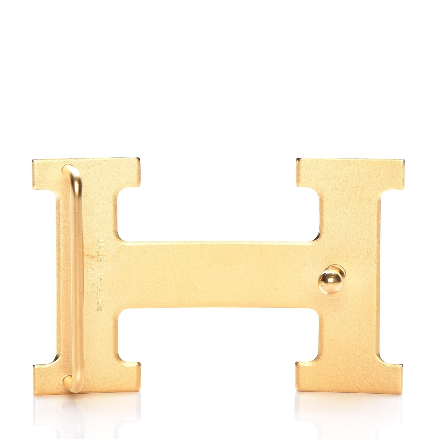 Hermes Martelee 32mm H Belt Buckle Gold 3 of 5