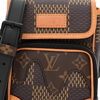 Louis Vuitton X NIGO Giant Damier Ebene Monogram Nano Amazone Messenger 8 of 11